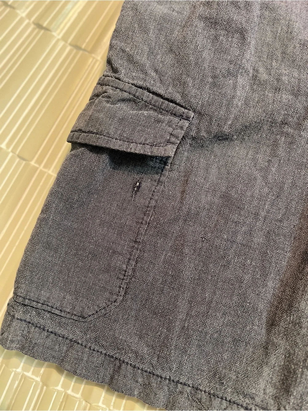 Kids Charcoal Gray Casual Cargo Shorts